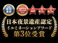 イルミネーションアワード2021｜イルミネーション部門全国第３位受賞!!